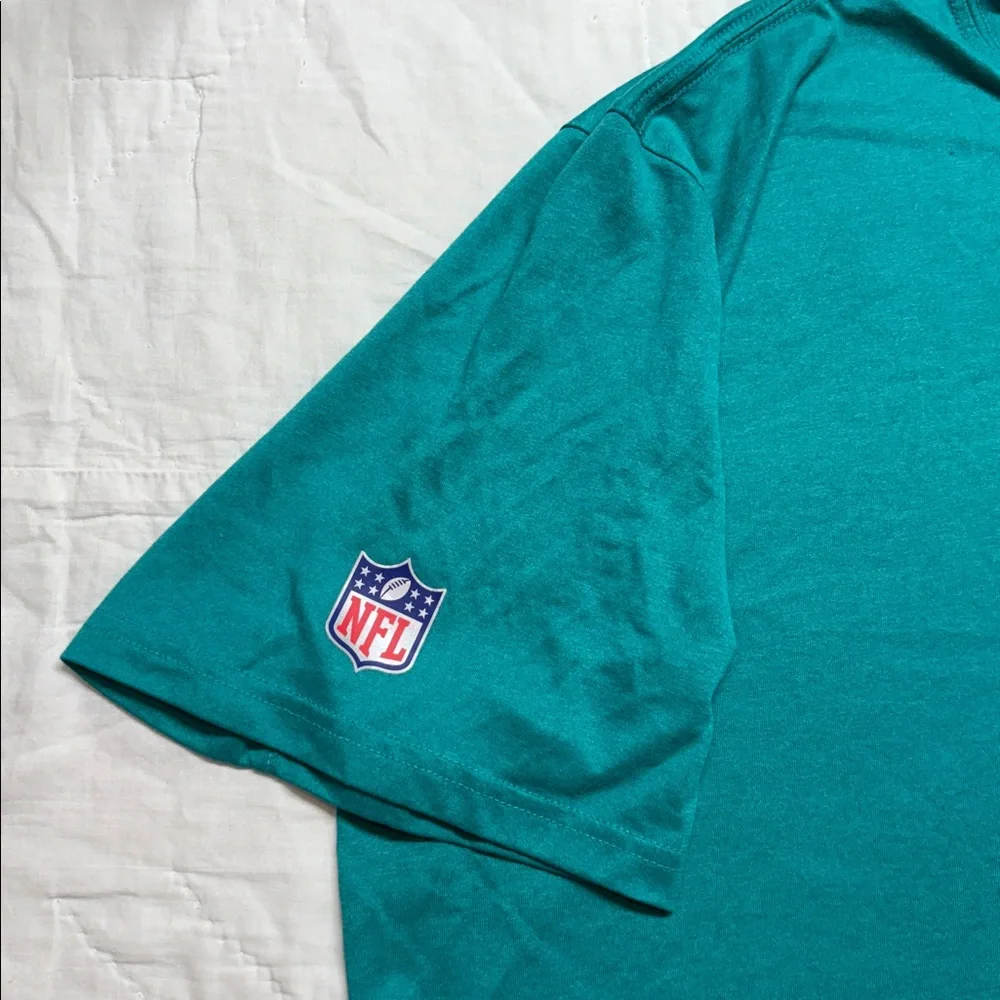 Nike Men's‎ Miami Dolphins Aqua Primary Logo NFL T-Shirt XXL Gameday Apparel